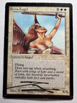 Beta Serra Angel - autographed by Douglas Shuler - Image 1