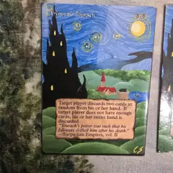 Hand Painted Mtg Magic The Gathering Alters 2x Hymn To Tourach - Image 4