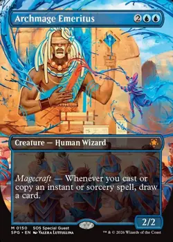 Archmage Emeritus (Borderless) Special Guests #0150 FOIL - Image 1