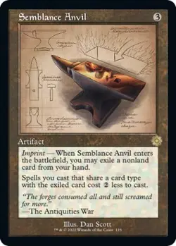 Semblance Anvil (Schematic) [BRR - 115]The Brothers' War: Retro Frame Artifacts - Image 1