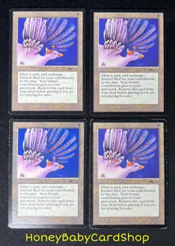 MTG Arabian Nights 1993 Jeweled Bird x 4 (NMx2, LP, MP) Playset ARN Uncommon - Image 2