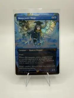 Snapcaster Mage - Foil (Borderless) (Chocobo Track Foil) Final Fantasy - Mtg NM - Image 1