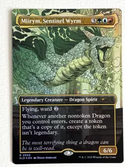 MTG Miirym, Sentinel Wyrm (#R2500) Secret Lair Drop - Borderless / Foil - Image 1