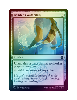 1x Bender's Waterskin, Foil, Magic MTG NM - Image 1