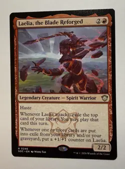 Laelia, the Blade Reforged Commander: Secrets of Strixhaven MTG - Image 1