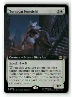 Turncoat Kunoichi (Extended Art) 0260 TMNT Magic: The Gathering Foil NM - Image 1