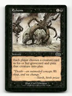 Exhume Urza's Saga #134 Magic the Gathering - Image 1