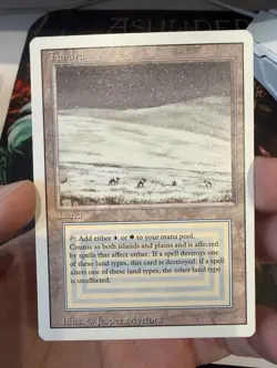 MTG Tundra Revised Edition Magic The Gathering Reserved List Dual Land - Image 1
