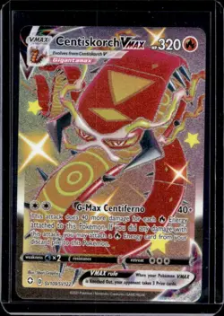 2021 Pokemon SWSH Shining Fates Centiskorch VMAX Shiny Vault #SV109/SV122 - Image 1