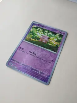 Clefairy 081/197 C Pokemon Obsidian Flame Yuka Morii Reverse Holo - NM - Image 2