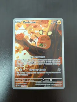 Pokemon TCG Dedenne Full Art POR 093/088 Holo Rare Basic 70 HP Card - Image 1