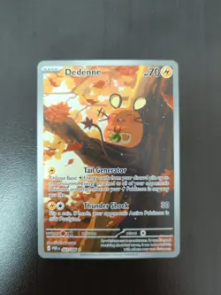 Pokemon TCG Dedenne Full Art POR 093/088 Holo Rare Basic 70 HP Card - Image 2
