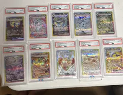 PSA 10 Terastal Festival Eevee Evolution SAR Complete 10 Set Pokemon Japanese - Image 1