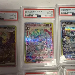 PSA 10 Terastal Festival Eevee Evolution SAR Complete 10 Set Pokemon Japanese - Image 3