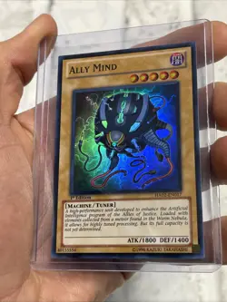 Yu-Gi-Oh! Ally Mind - HA02-EN017 Foil Holo Super Rare 1st Edition NM Vintage - Image 2
