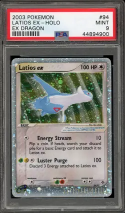 Pokemon Latios ex EX Dragon Holo Ultra Rare #94 PSA 9 Mint - Image 1