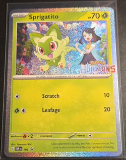 Sprigatito 191 Sv: Scarlet & Violet Promo Holo 70 HP Pokemon TCG - Image 1