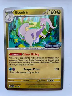 Goodra 077 - Chaos Rising - Prerelease Promo - Stamped Holo - Pokemon TCG - Image 1