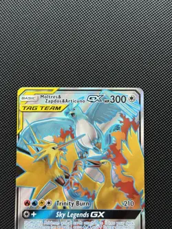 Pokemon TCG - Moltres & Zapdos & Articuno GX Tag Team Hidden Fates 66/68 NM - Image 5