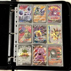 Huge Binder Collection Lot of 180+ Pokemon Card Mixed EX SV Full Art Giratina - Image 1