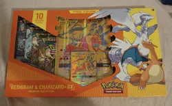 Pokemon TCG Reshiram & Charizard-GX Tag Team Premium Collection Box - Image 1