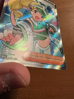 Pokemon Emcee's Hype 220/182 Destined Rivals Ultra Rare Trainer Holo - Image 5