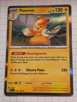 Pawmot - 076/198 Scarlet & Violet Holo Rare Pokemon - NM/MINT - Image 1