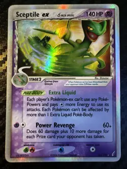 Pokemon Sceptile EX Holo Card Delta Species 96/100 Crystal Guardians - Image 1