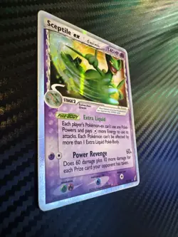 Pokemon Sceptile EX Holo Card Delta Species 96/100 Crystal Guardians - Image 4