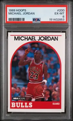 Michael Jordan 200 Hoops PSA 6 - Image 1