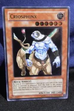 Criosphinx - TLM-EN013 - Ultimate Rare - Unlimited Edition PL/MP YuGiOh! -EX+ - Image 1