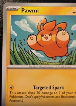 Pawmi 056/142 Common Scarlet & Violet: Stellar Crown Pokemon TCG - Image 2