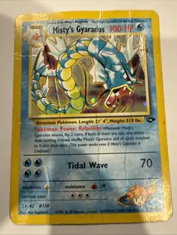 Pokemon TCG Misty's Gyarados Holo Rare Gym Challenge 13/132 Unlimited Edition - Image 1