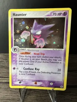 Haunter 34/112 FireRed & LeafGreen Reverse Holo Rare Pokemon TCG Nintendo LP - Image 1
