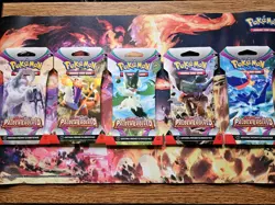 Pokemon Paldea Evolved Sleeved Booster Packs Lot Of 5 Sealed Art Set - Image 1