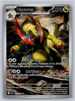 Haxorus 147/086 Holo Illustration Rare Black Bolt Pokemon Near Mint - Image 1
