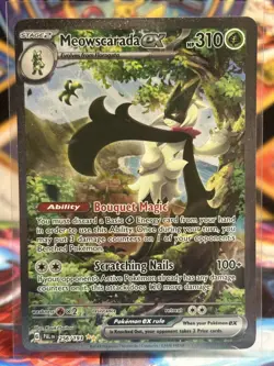 Pokemon TCG: Meowscarada ex 256/193 Special Illustration Rare -Paldea Evolved - Image 1