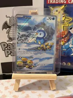 Pokemon TCG Piplup Illustration Rare 098/094 Near Mint Phantasmal Flames MINT - Image 1
