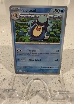 Pokemon TCG Palpitoad 020/086 Sv: Black Bolt Master Ball Reverse Holo - Image 1