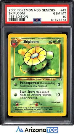 Pokemon 2000 Skiploom 49/111 1st Edition Neo Genesis GEM MINT PSA 10 - Image 1