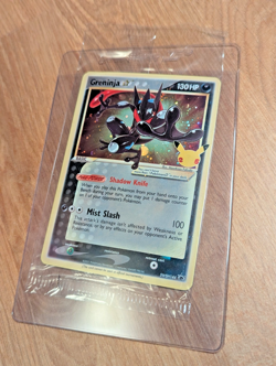 Greninja Gold Star Holo Promo Pokemon SWSH144 Celebrations Black Star - SEALED - Image 1