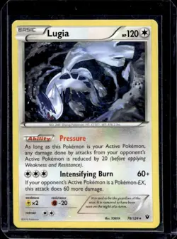 2016 Pokemon XY Fates Collide Lugia #78/124 - Image 1