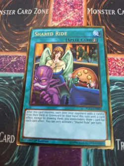 Yugioh Shared Ride PGL3-EN084 Gold Rare 1st Edition Near Mint - Image 1