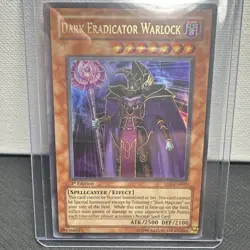 Konami Yu-Gi-Oh! Dark Eradicator Warlock SD6-EN001 1st Ed Ultra Rare Foil - Image 1