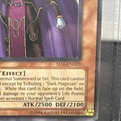Konami Yu-Gi-Oh! Dark Eradicator Warlock SD6-EN001 1st Ed Ultra Rare Foil - Image 3