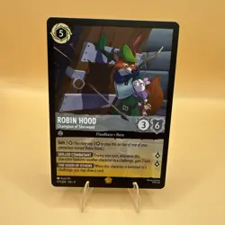 Disney Lorcana Fabled Robin Hood Champion of Sherwood Legendary #177/204 - Image 1
