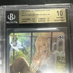 2026 Weiss Schwarz Azur Lane Vol. 2 BGS 10 Implacable SP Signature English - Image 2