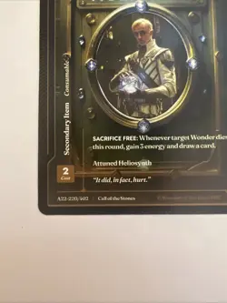 Wonders of the First Wanted - Secondary Item Call of the Stones A22-220/402 Rare - Image 5