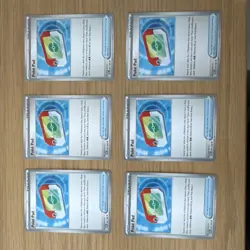 Pokemon TCG Poke Pad Trainer Cards 133/132 Lot of 6 English - Image 1