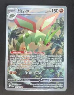 Pokemon TCG Flygon 101/094 Illustration Rare Holo Card ME02: Phantasmal Flames - Image 1